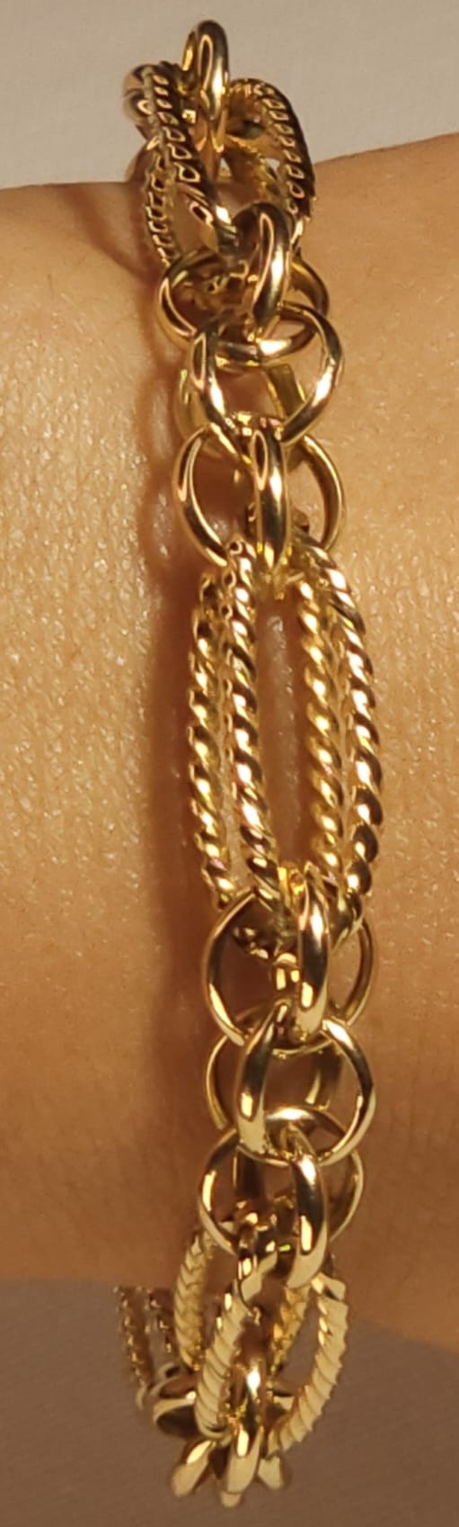 Bracelet Eslabon con detalles y brillos