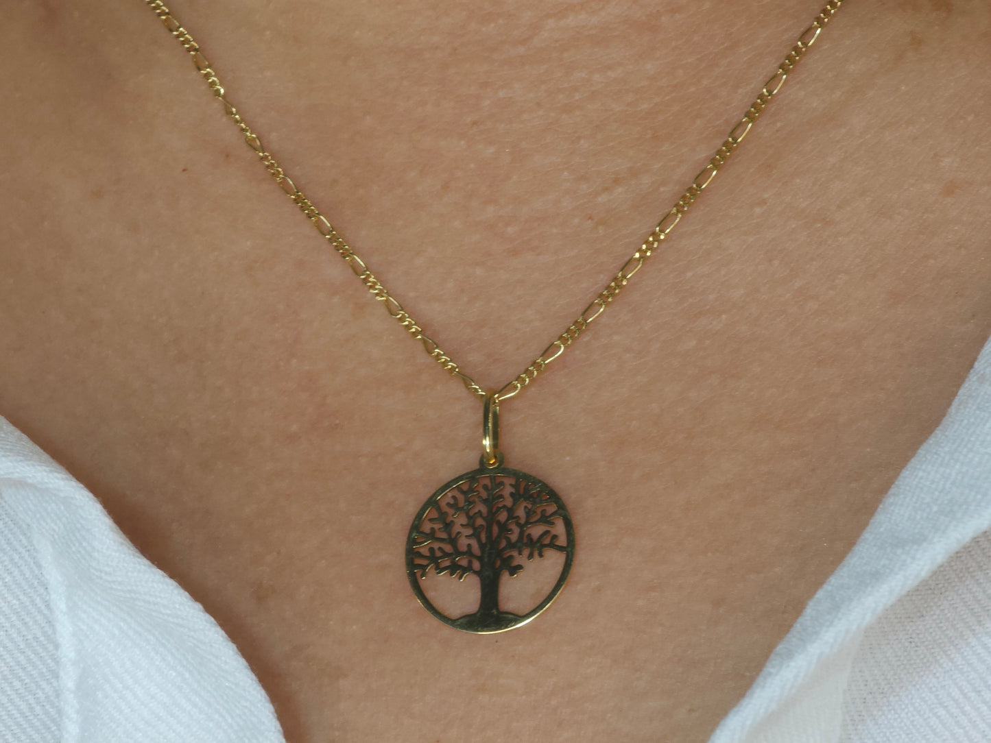 Figaro Necklace with Tree of Life