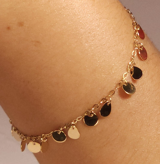 Bracelet Placas Colgantes.