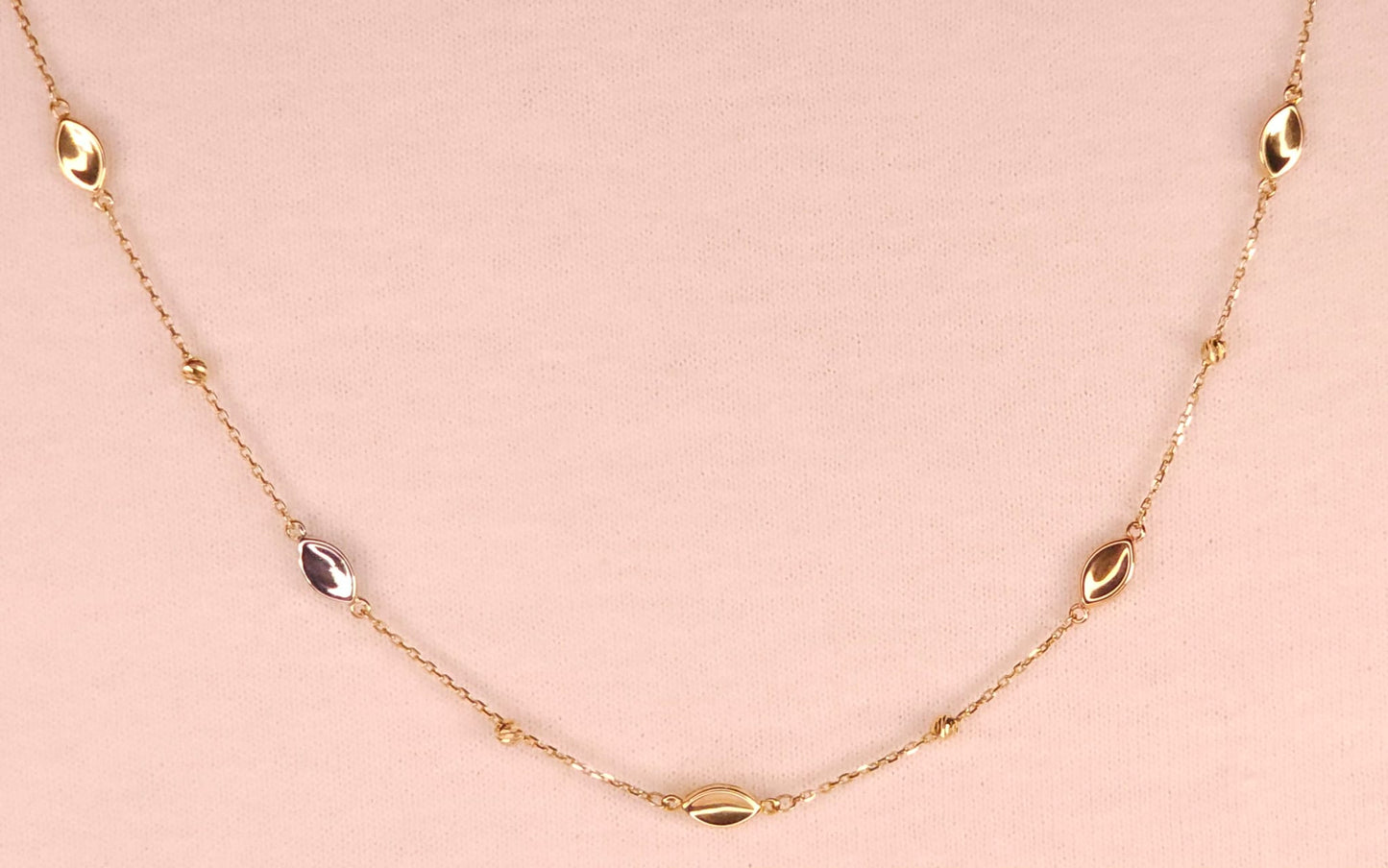 Necklace Choker Gold 3 tones