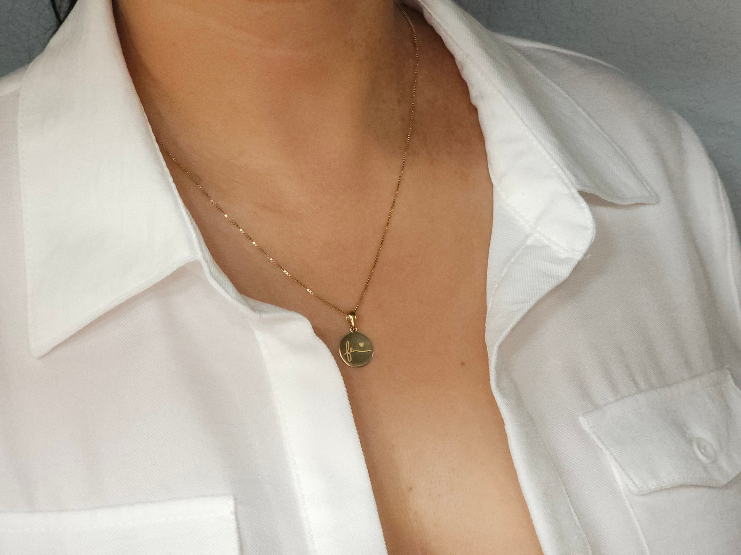 Veneciana Necklace with Customized Pendant.