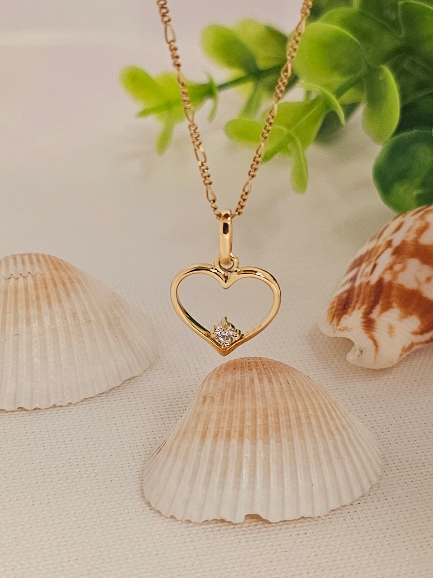 Heart/Crystal light point Pendant