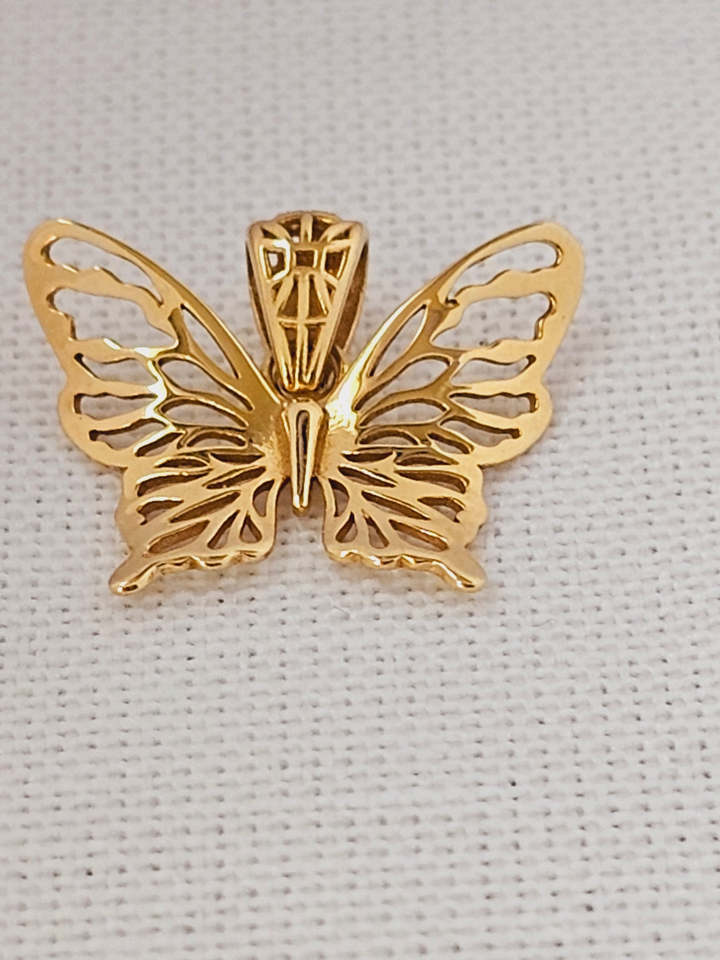 Butterfly Gold Pendant.