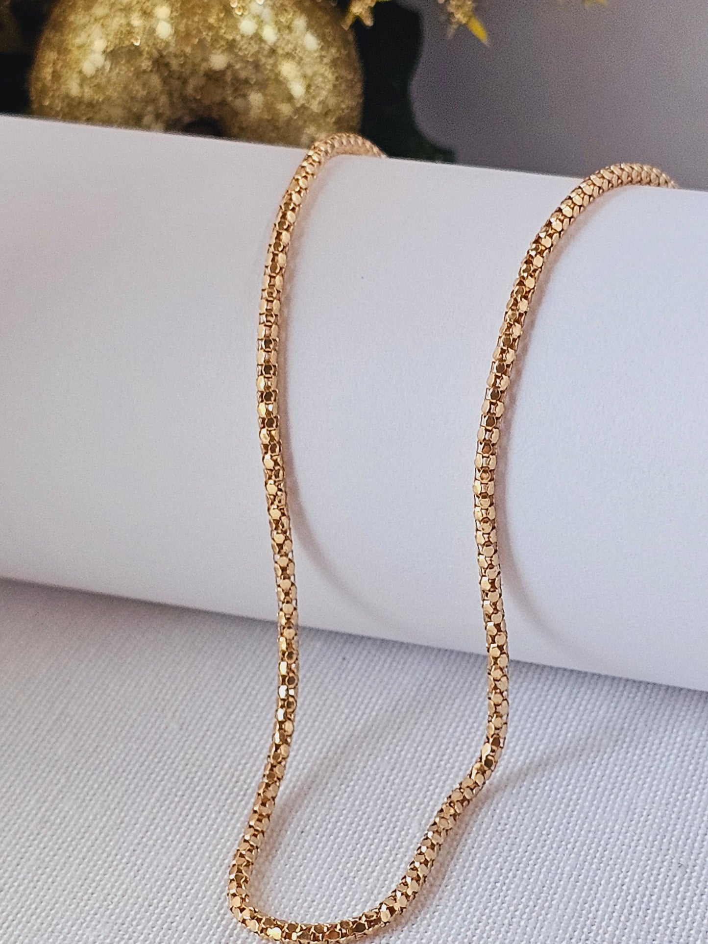Chain model  snake 18k gold 18"