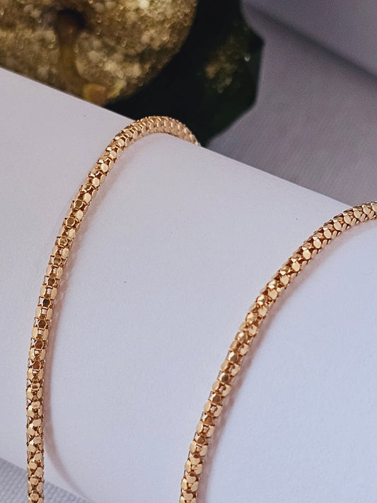 Chain model  snake 18k gold 18"