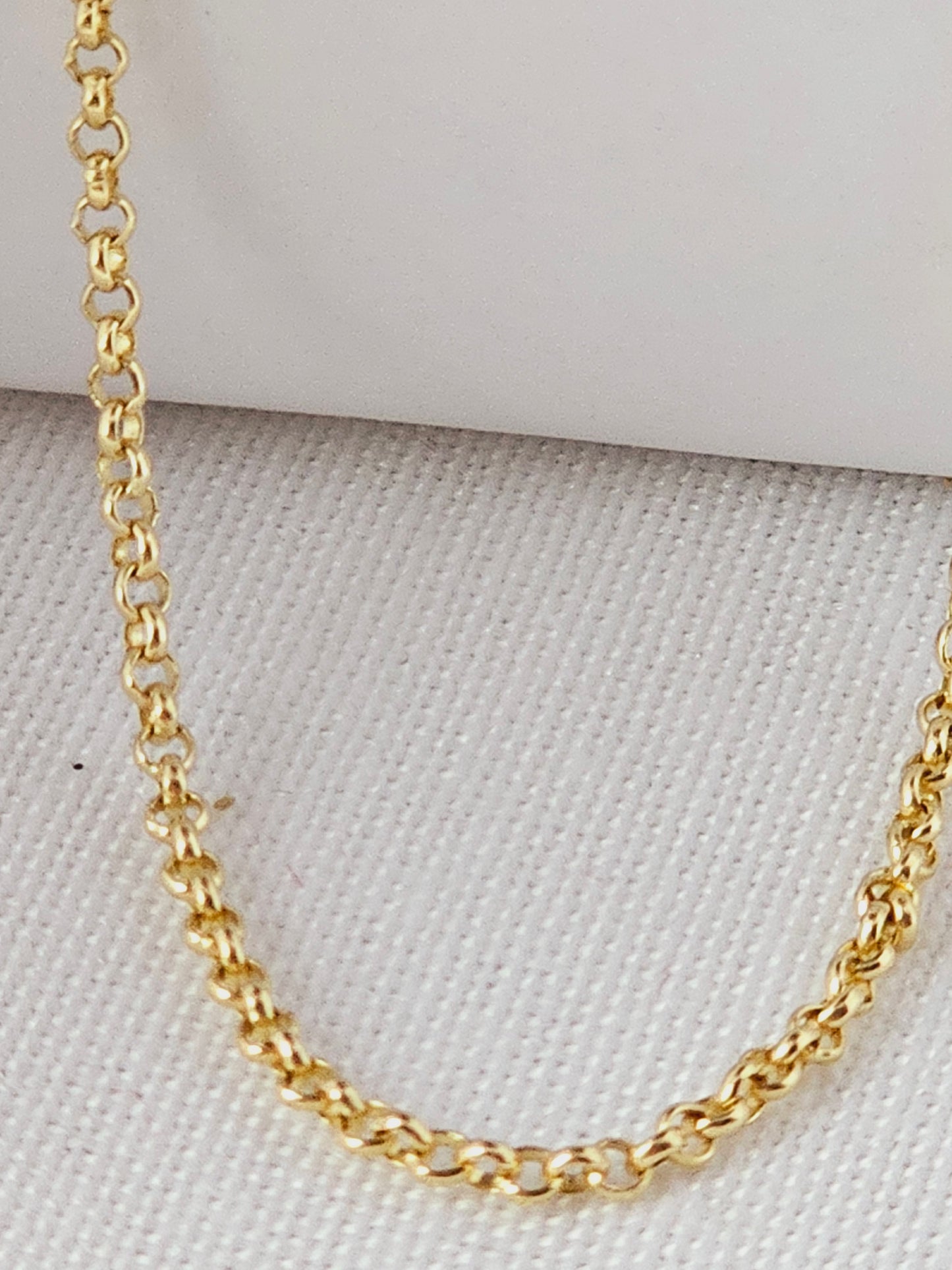 Solid Chain rolo gold 18k