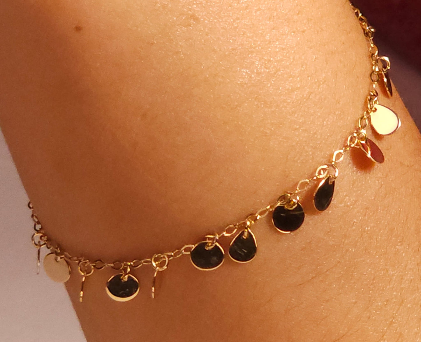 Bracelet Placas Colgantes.
