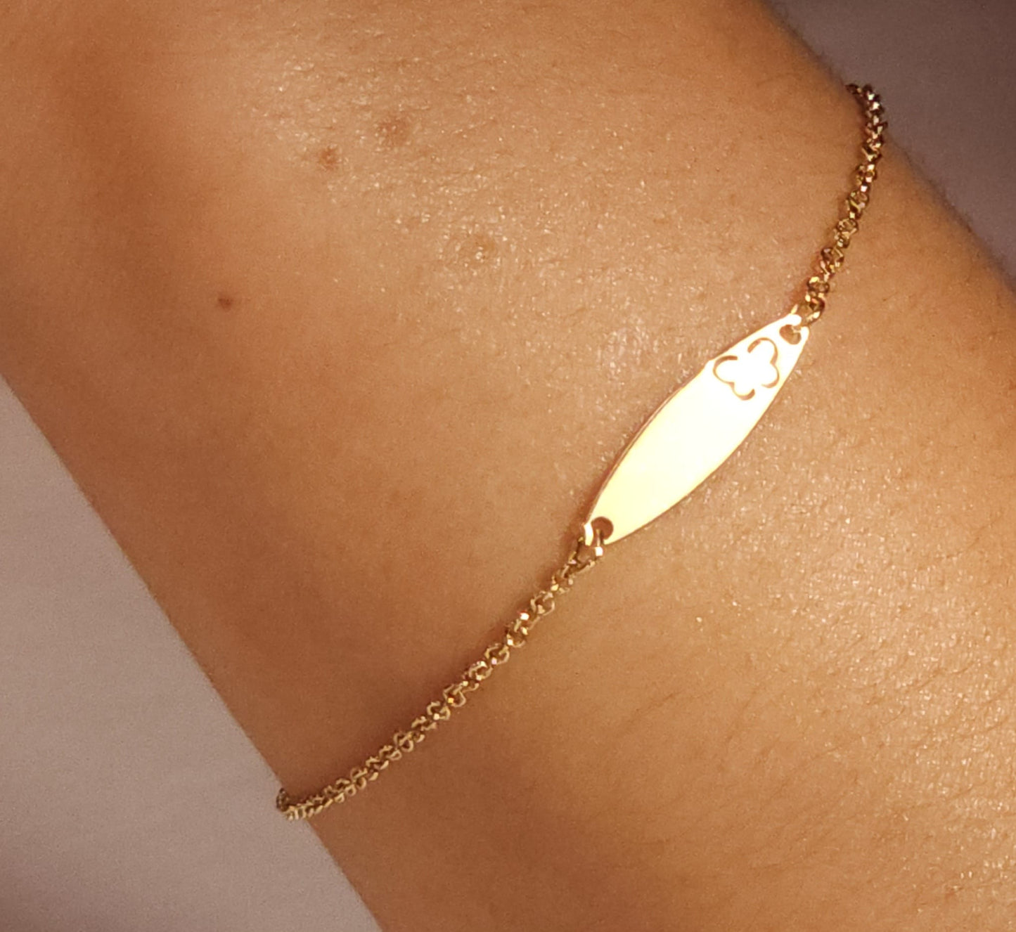 Bracelet Butterfly Kids / custom name.