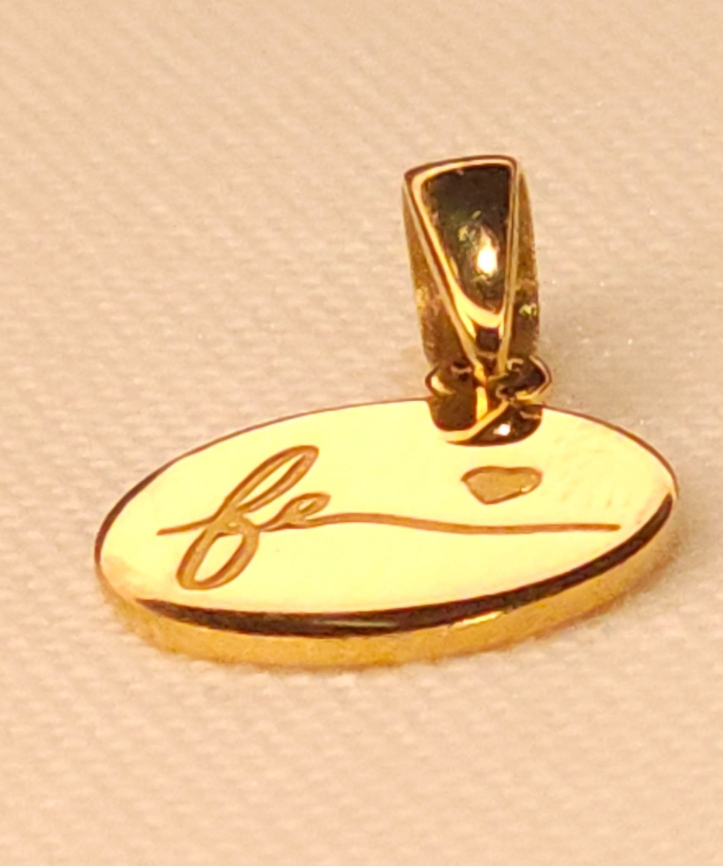 Personalized Gold Pendant.