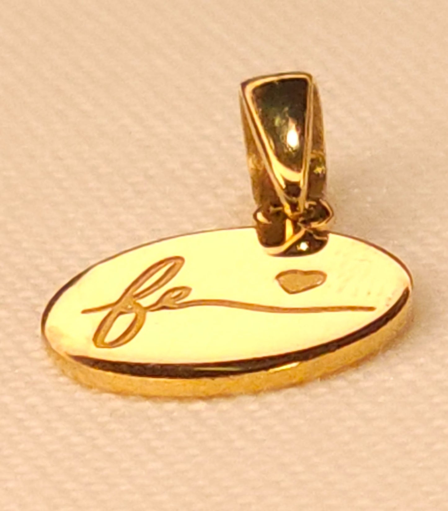 Personalized Gold Pendant.