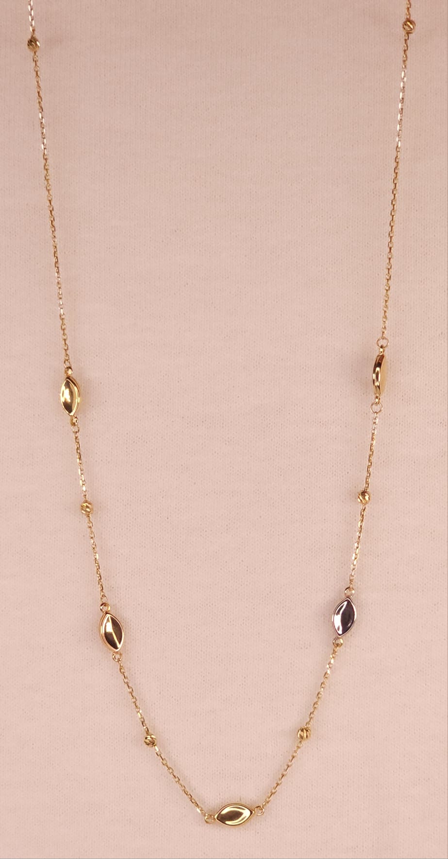 Necklace Choker Gold 3 tones