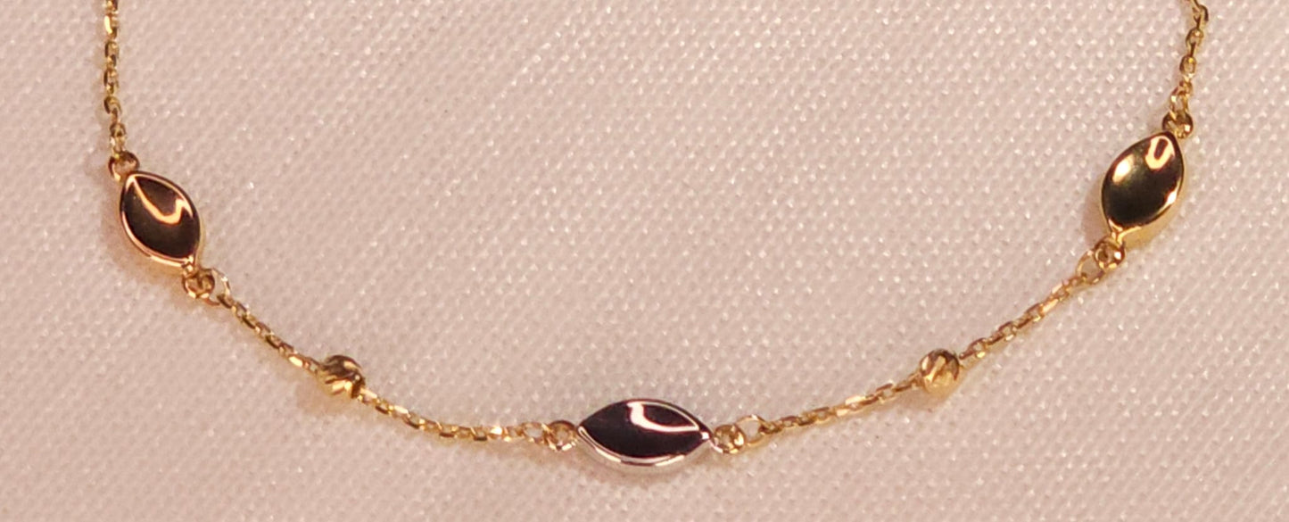 Bracelet Esferas Oro en 3 Colores.