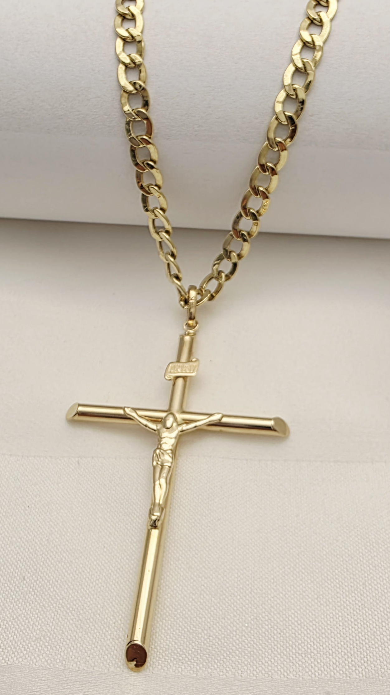 Cross pendant gold14k