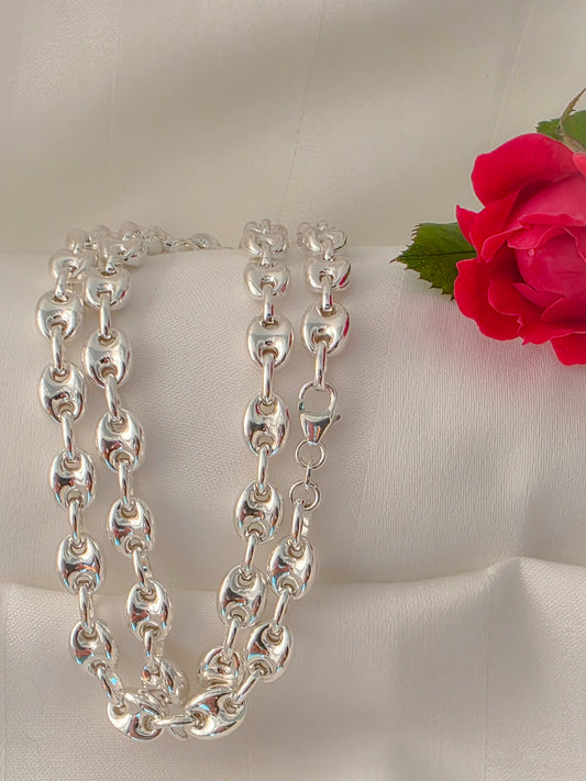 Necklace amor eterno e infinito, silver 925